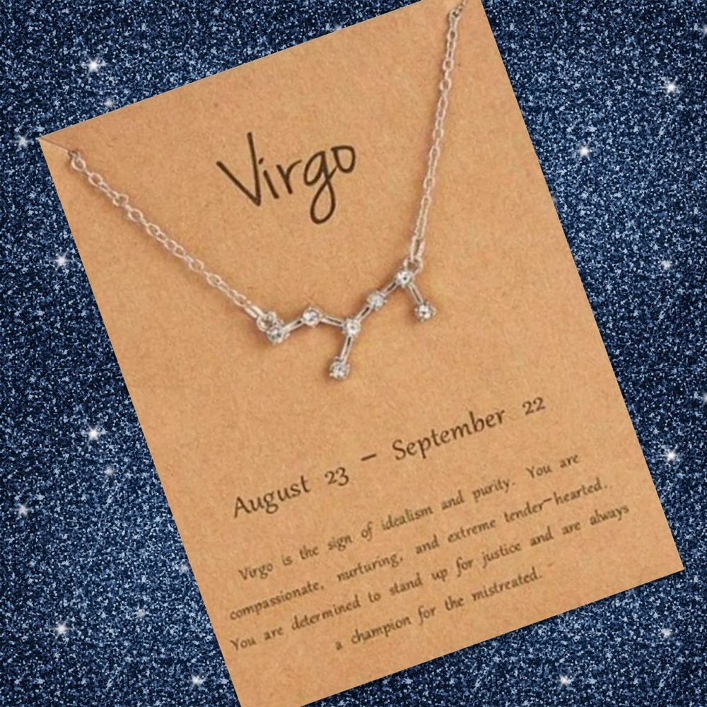 Virgo Sign Constellation Necklace Celestial ♍️ astrology
